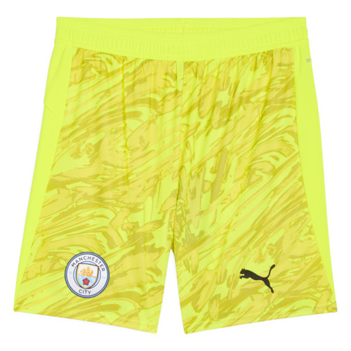 Manchester City 25/26 Kid's Yellow Goalkeeper Mini-Kit