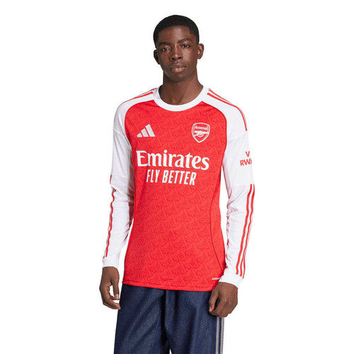 GYÖKERES #14 Arsenal 25/26 Men's Home Long Sleeve Shirt - Arsenal Font