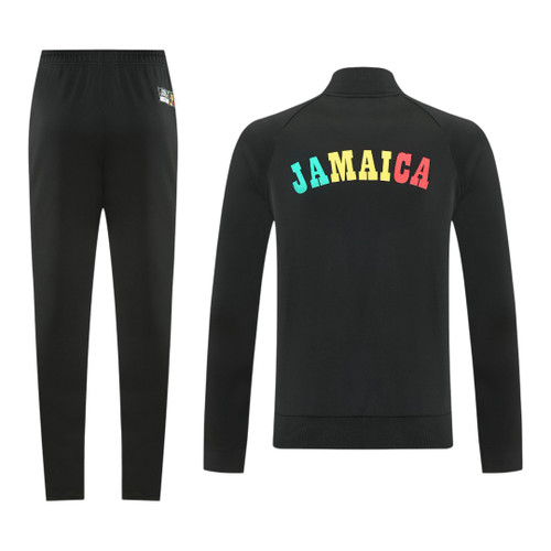 Jamaica 2026 Men's Black Long Zip Jacket