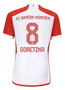 GORETZKA #8 Bayern Munich 23/24 Authentic Men's Home Shirt