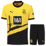 Borussia Dortmund 23/24 Kid's Home Shirt and Shorts