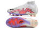 Nike Air Zoom Mercurial Superfly 9 Elite AG Football Boots - White/Purple/Red