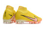 Nike Air Zoom Mercurial Superfly 9 Elite AG Football Boots - Yellow/Peach