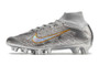 Nike Air Zoom Mercurial Superfly 9 Elite AG Football Boots - Silver