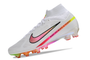 Nike Air Zoom Mercurial Superfly 9 Elite AG Football Boots - White/Multicolor