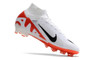 Nike Air Zoom Mercurial Superfly 9 Elite AG Football Boots - White/Red