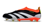adidas Predator Elite FG Laceless - Black/Solar Red/White