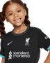 M.SALAH #11 Liverpool 24/25 Kid's Away Shirt and Shorts - PL Font