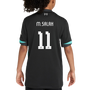 M.SALAH #11 Liverpool 24/25 Kid's Away Shirt and Shorts - LFC Font
