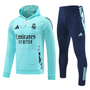 Real Madrid 24/25 Men's Turquoise Hoodie Tracksuit