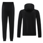 Barcelona 24/25 Men's Black Long Zip Hoodie Tracksuit