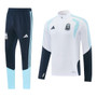 Argentina 2026 Men's White Short Zip Tracksuit