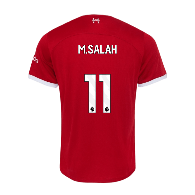 M.SALAH #11 Liverpool 23/24 Authentic Men's Home Shirt - PL Font