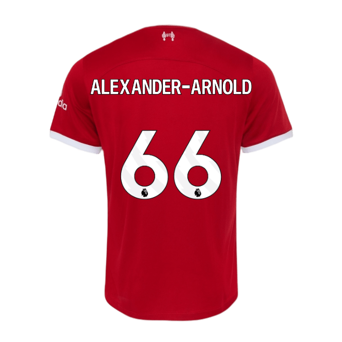 ALEXANDER-ARNOLD #66 Liverpool 23/24 Authentic Men's Home Shirt - PL Font