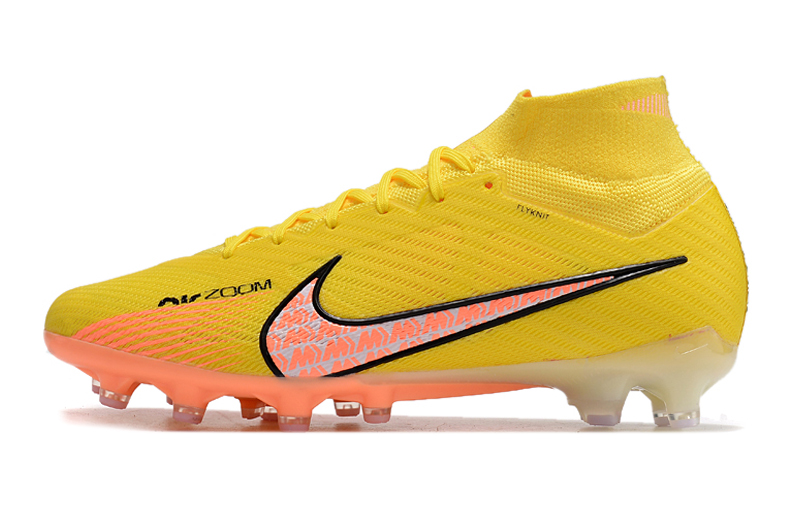 Nike Air Zoom Mercurial Superfly 9 Elite AG Football Boots - Yellow/Peach