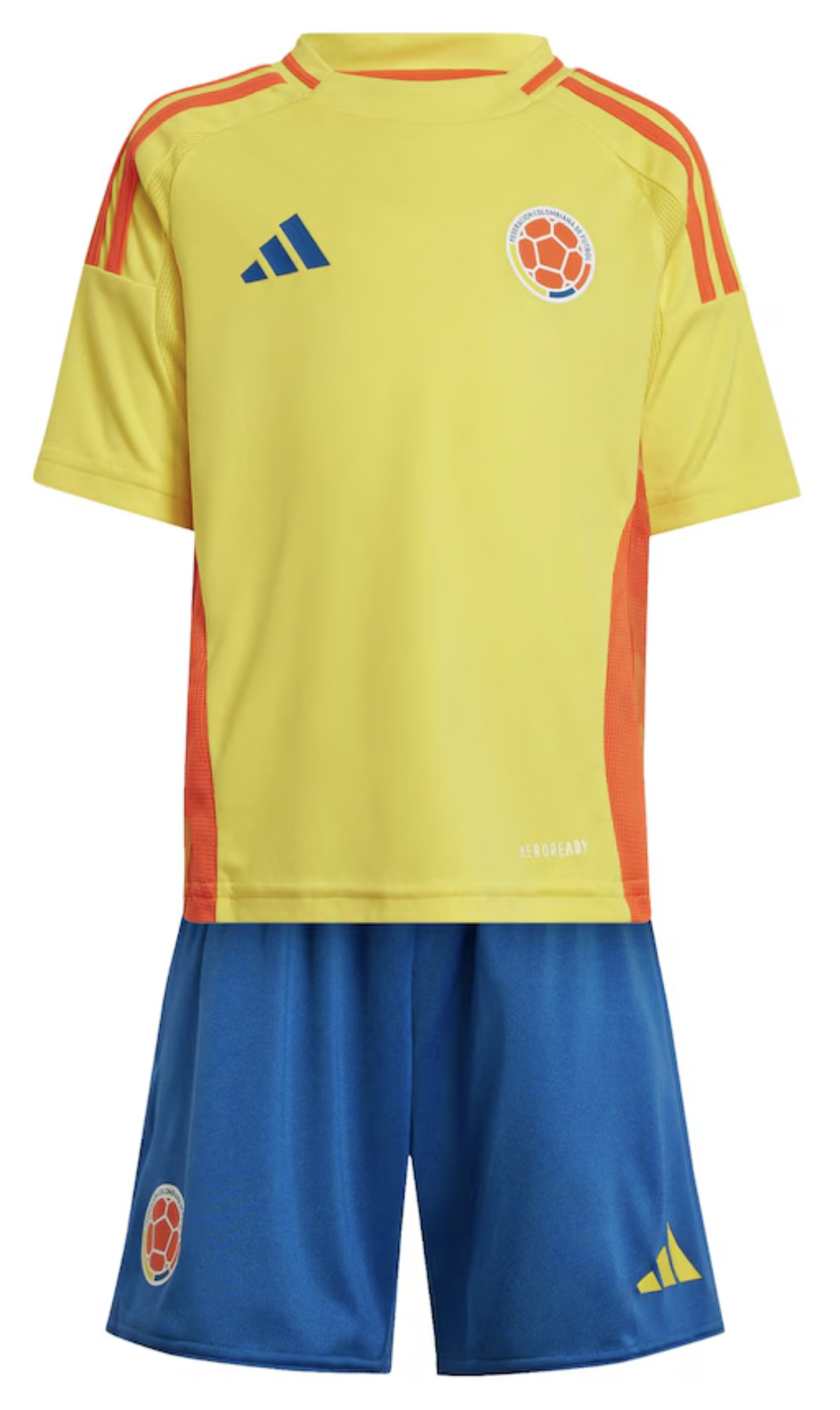 Colombia 2024 Kid's Home Shirt and Shorts