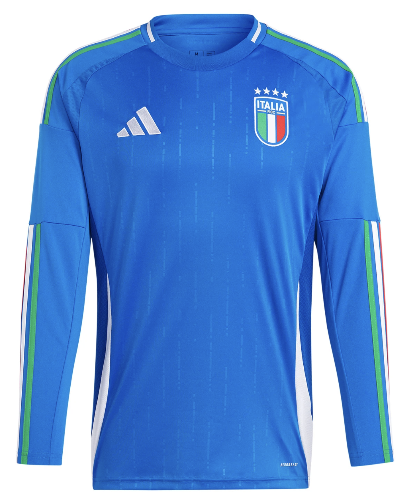 Italy 2024 Men's Home Long Sleeve Shirt