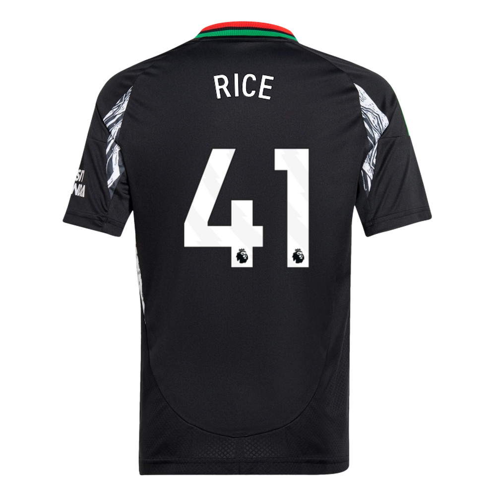 RICE #41 Arsenal 24/25 Kid's Away Shirt and Shorts - PL Font