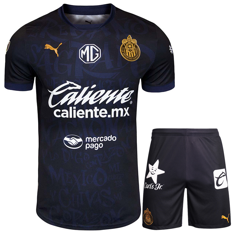Deportivo Guadalajara 24/25 Kid's Third Shirt and Shorts