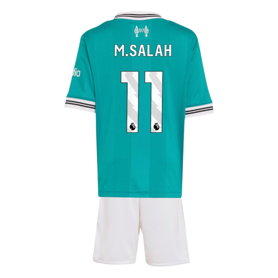M.SALAH #11 Liverpool 25/26 Kid's Third Mini-Kit - PL Font
