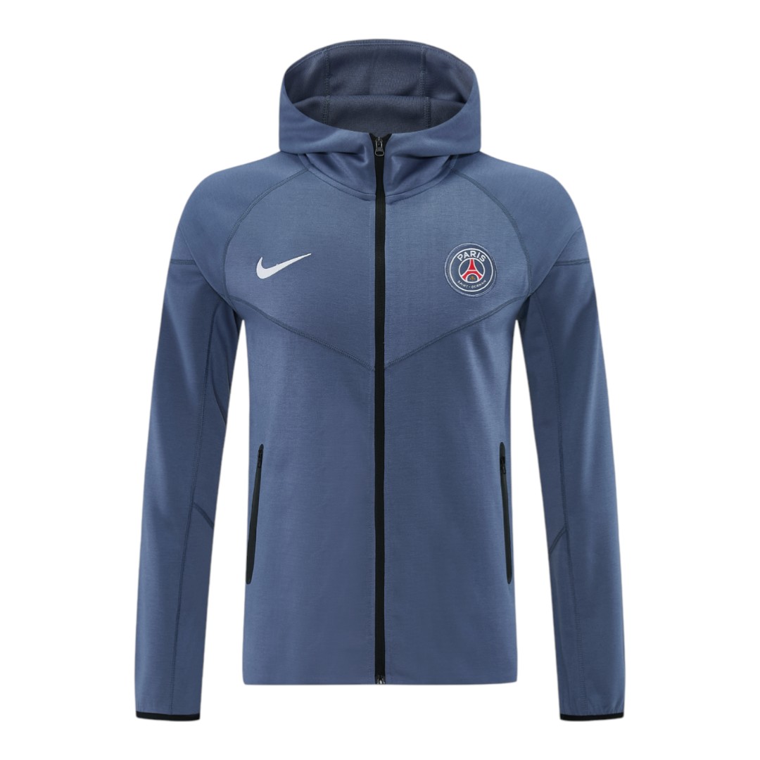 Paris Saint-Germain 25/26 Men's Slate Long Zip Hoodie
