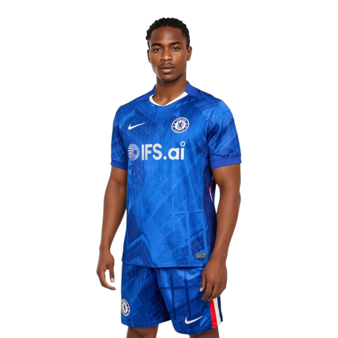 Chelsea 25/26 Authentic Men's Home Sponsored Shirt
