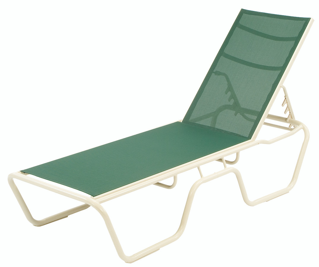 Resort Contract Neptune Aluminum Sling Chaise Patio Furniture