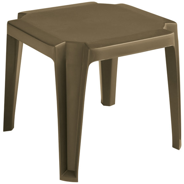 Grosfillex Miami Side Table Commercial Outdoor Table