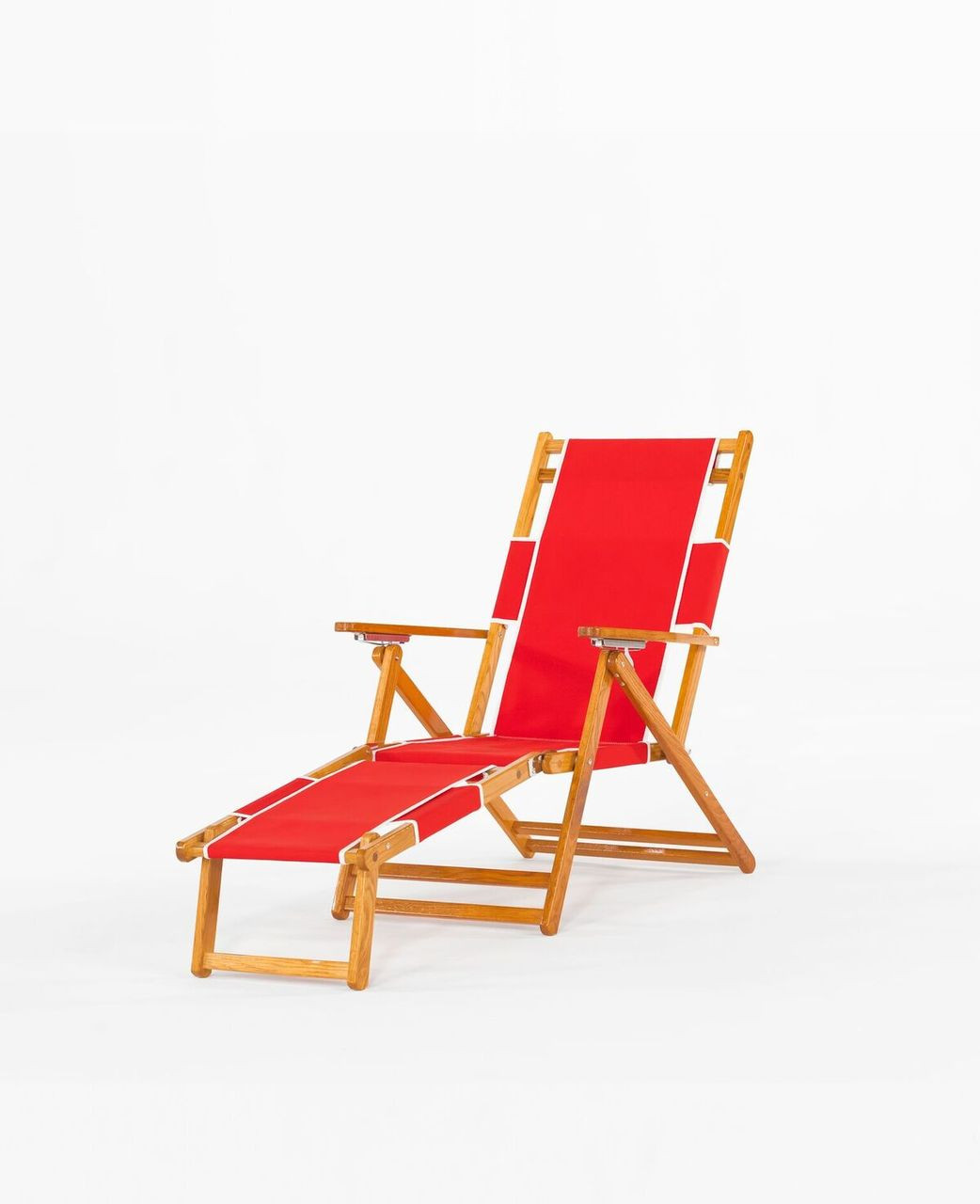 Commercial Wooden Beach Chairs - Foot Rest