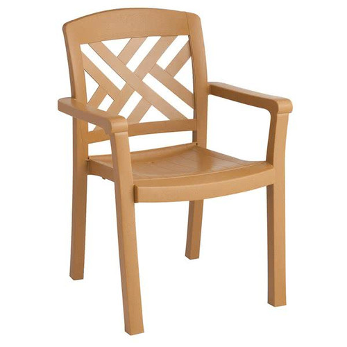 Grosfillex Sanibel Stacking Resin Arm Chair