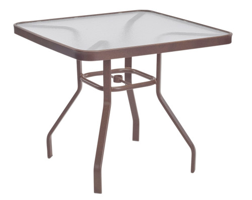 Resort Contract Acrylic Square Dining Table