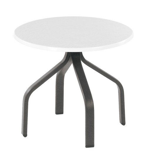 Resort Contract Fiberglass Round End Table