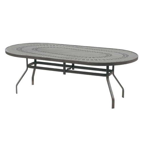 Resort Aluminum Oval Dining Table