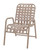 St. Thomas Aluminum Cross Strap Dining Chair