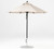 Commercial  Fiberglass Aluminum Market Umbrella with Pulley - Octagon Commercial  Fiberglass Aluminum Market Umbrella with Pulley - Octagon
