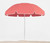 Commercial aluminum/steel beach umbrella 7.5′ - shade for resorts, hotels, beach clubs, and sandy beach areas, - Coral