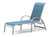Aruba commercial patio sling four-position stacking chaise for HOA communities, hotels, and pool clubs
 - Grey - Surf