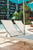 Telescope Casual Bazza MGP Aluminum Sling Contour Armless Double Chaise