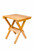 Commercial Oak Wood Folding Side Table