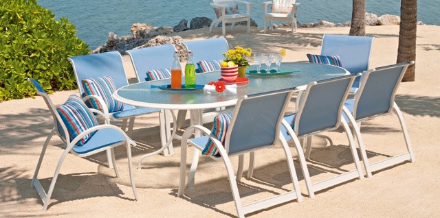 Jensen Outdoor Capri Hi Dining Table - Outdoor Furniture – Indigo Pool  Patio BBQ