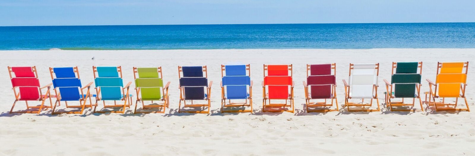 Wooden Beach Chair with Foot Rest - Full Service