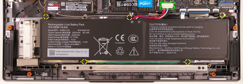 Oryx Pro (oryp13) replacement battery, part number 6-87-V540S-81N01