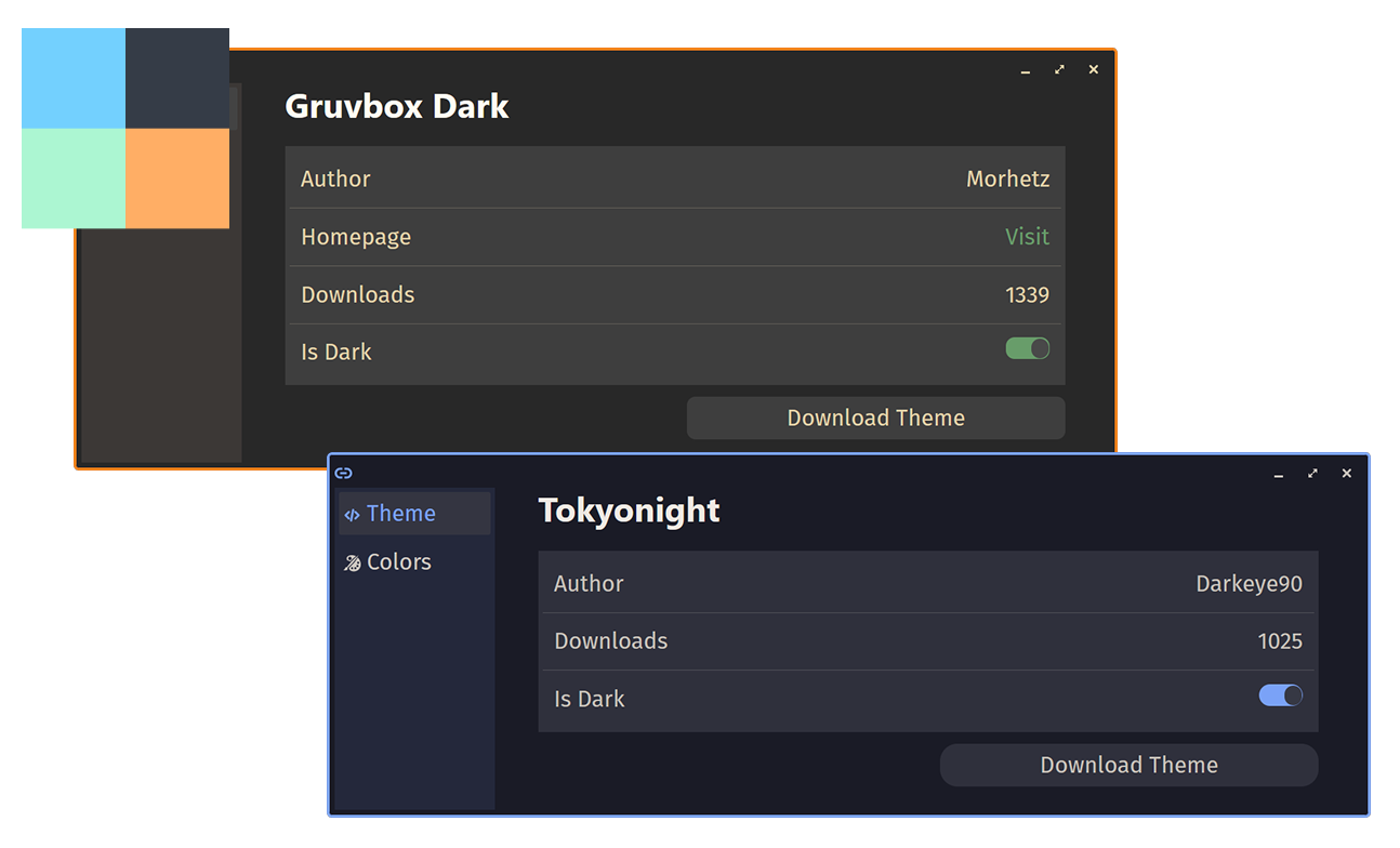 COSMIC Theme community project themes