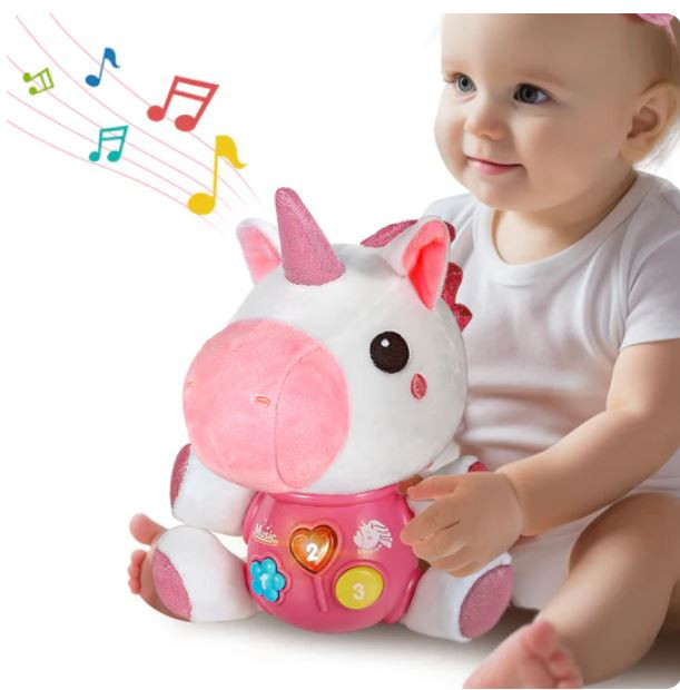 iPlay, iLearn™ Baby Unicorn Musical Toy