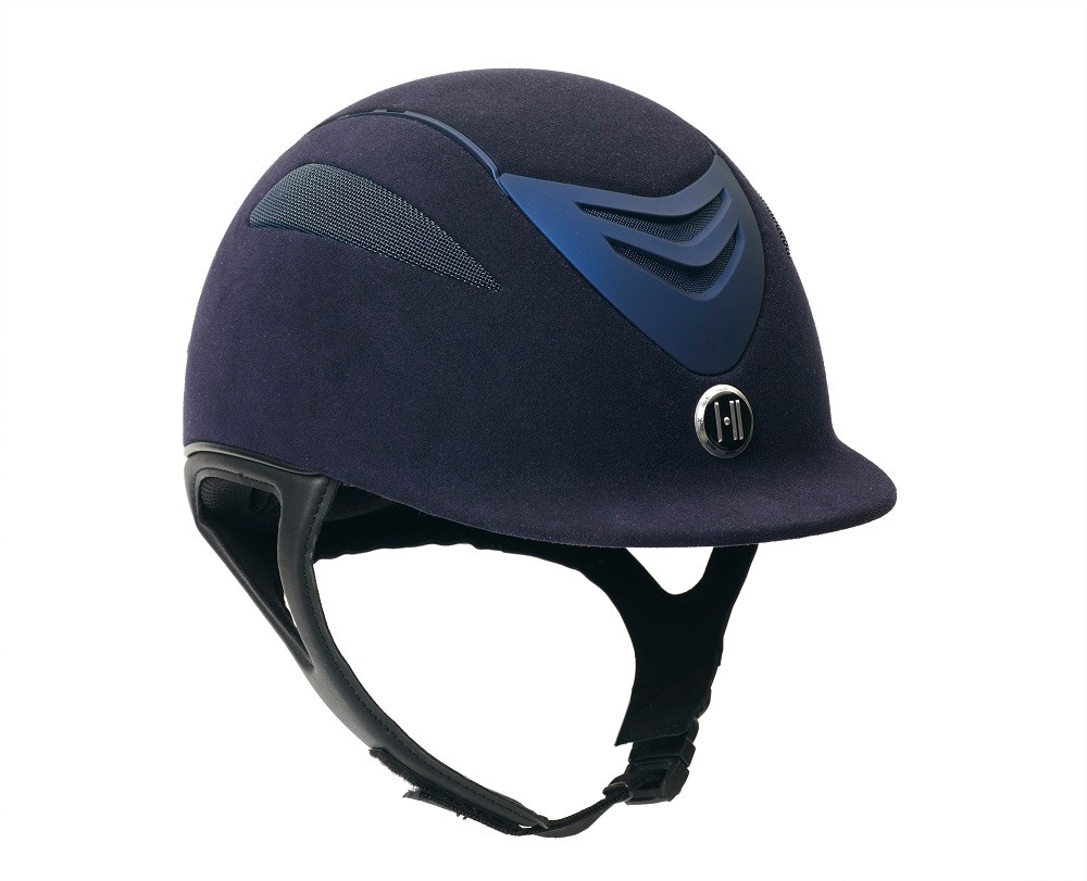 One K Defender Suede Equestrian Helmet One K™ Defender Suede Helmet, Long Oval – M & M Tack Shop main image 3