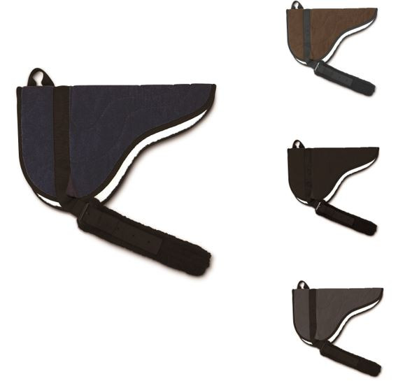 Dover Saddlery Microsuede Bareback Pad - 23.5 Spine With 15 Drop Equestrian Riding