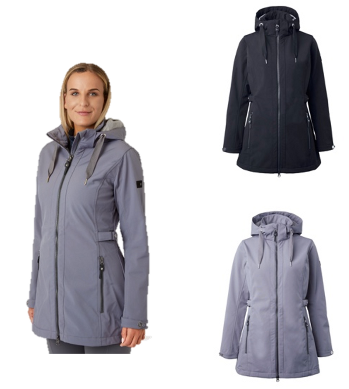 Horze Women's Freya Long Softshell Jacket - Customizable