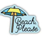 Beach Please - Sticker