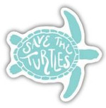 Save the Turtles - Sticker