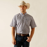 Ariat® Men's Denver Classic Fit Shirt - Blue